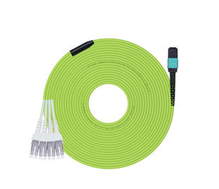 کابل 8 هسته ای PVC 3.0 میلی متری MPO MTP 850 نانومتری 953 نانومتری 1300 نانومتری طول موج