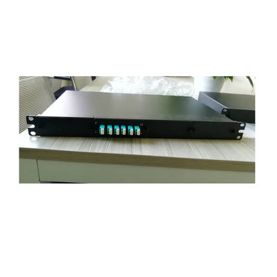 1U Rack Mount Fiber Optic Patch Panel با بهار بیضوی برای فیبر نوار 16C / 32C و کاست های MTP-16