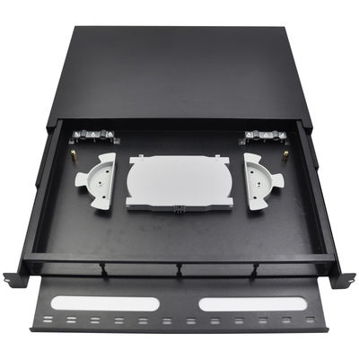 19 اینچ 24 پورت پنل پیچ فیبر نوری ODF با ساختار کشو برای کار آسان در مراکز داده