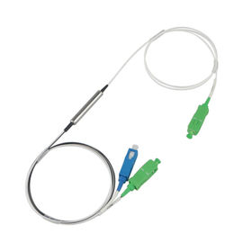3 پورت SC APC FWDM فیلتر نوری فیبر نوری Multiplexer تقسیم طول موج 1 × 2 دستگاه FWDM