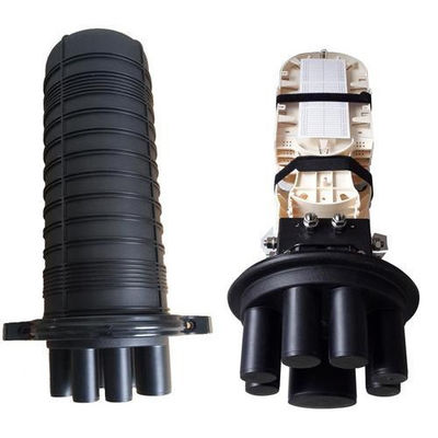 محفظه اتصال فیبر نوری ضدآب IP68 با 96 هسته، نوع عمودی، برای شبکه‌های FTTH