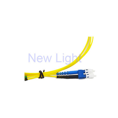 Uniboot Duplex LC به LC Single Mode Fiber Optic Patch Cord برای شبکه های FTTH FTTB