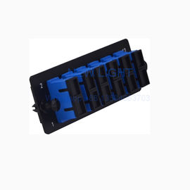 صفحات آداپتور فیبر نوری سفارشی ساخته شده 3 صفحه صفحه آداپتور LGX برای پنل وصله پنل Rack Mount