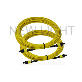 3.0 mm MPO MTP Cable 12 Core Single Mode Fiber Optic Cable برای کاربردهای 40GBase-SR4 و 100GBase-SR4