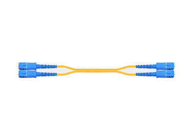 40G انتقال داده های SC فیبر نوری پچ بند ناف تک حالت 1310 / 1550nm