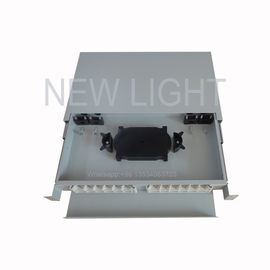 قاب توزیع اسکنر فیبر نوری Slidable Rack 1U Black / Grey RAL7035