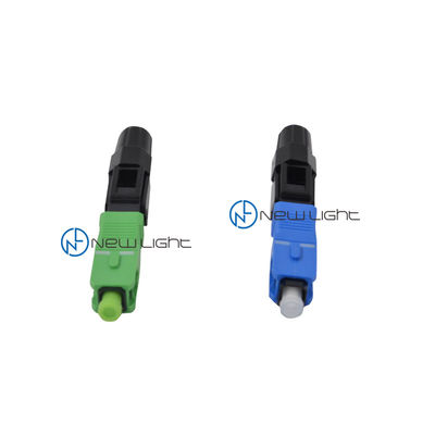 اتصال کابل نوری 90N 2.0mm SC UPC قابل نصب در زمینه