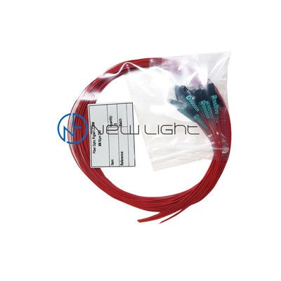 OM3 10Gb LC UPC-LC APC کابل پیچ فیبر نوری دوگانه برای طول موج 1550nm