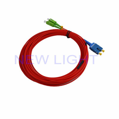 LSZH 2.0mm SC Uniboot Multimode Fiber Optic Patch Cord با طول قابل تنظیم